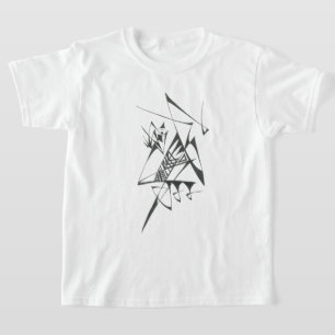 4 Black White Abstract Tribal Tattoo Art T-Shirt