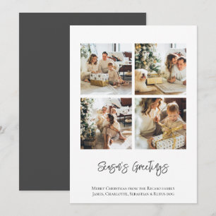 4 Bonnes Fêtes photo modèle de Noël