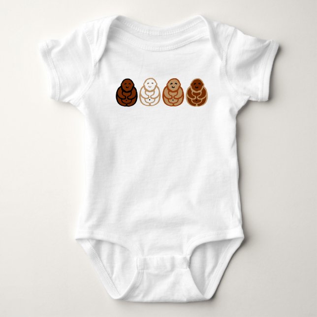 4 Bubs Baby Bodysuit (Front)