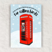 4 calling birds pun 12 days of Christmas funny
