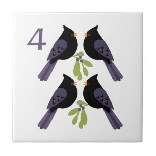 4 Calling Birds Tile