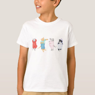 4 CHATS EN T-shirt garçon PAJAMAS