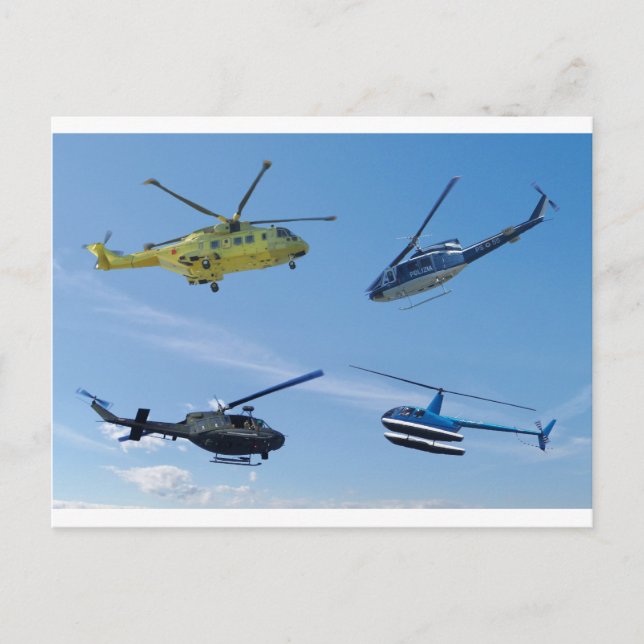 4 Chopper Postcard (Front)