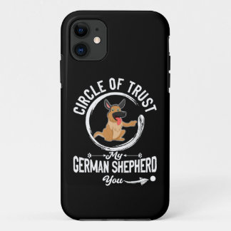 4 Circle Of Trust My German Shepherd iPhone 11 Case