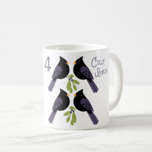 4 Colly Birds Coffee Mug