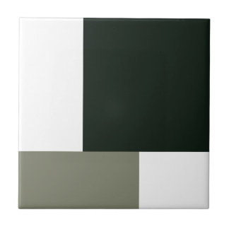 4 Coloures Ceramic Tile, Small (4.25" x 4.25") Tile