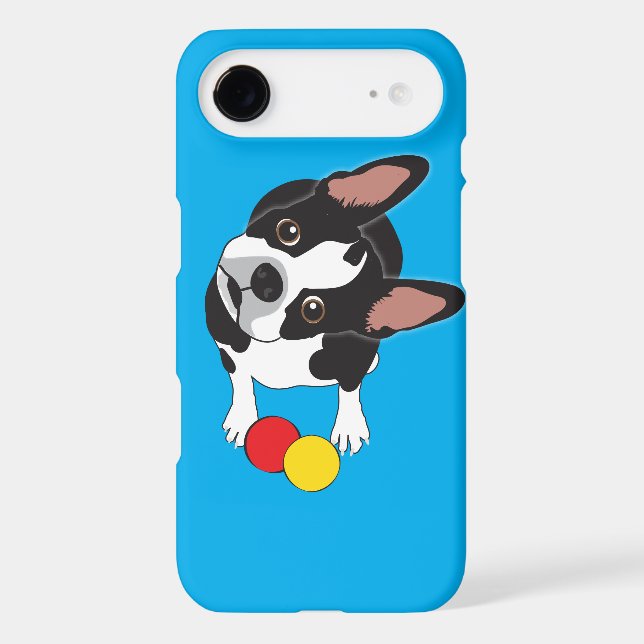 4 Coque iphone de Boston Terrier (Verso)