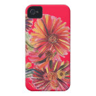 Coque iphone rouge de marguerite de taille superbe