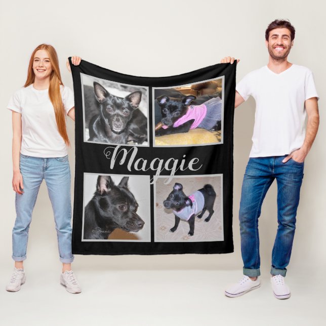 4 couverture personnalisable de chien d'ouatine de (En situation)