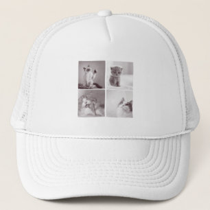 4 cute cats for cats lovers trucker hat