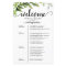 4 Days Wedding Itinerary Elegant Greenery
