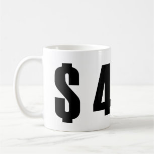 4 dollars coffee mug