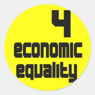 4 Economic Equality Stickers