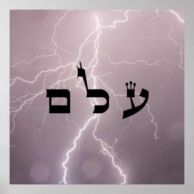 4 Eliminating Negativity - 72 Names of God Poster (Front)