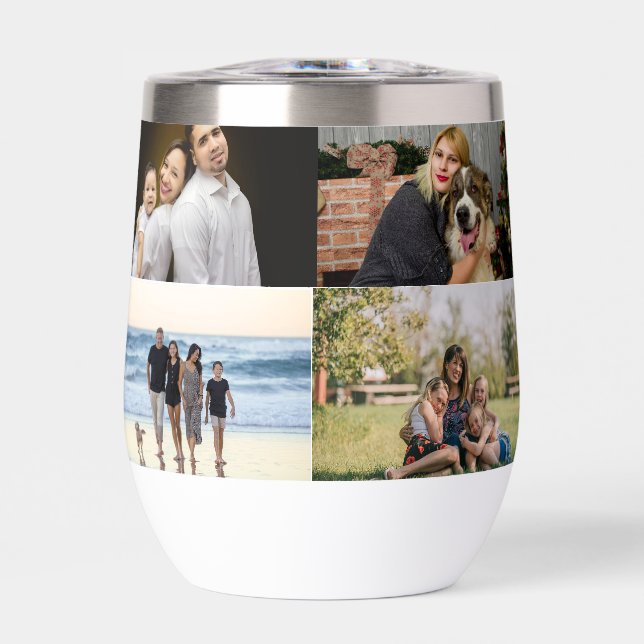  4 Family Photo Collage Custom (Front)