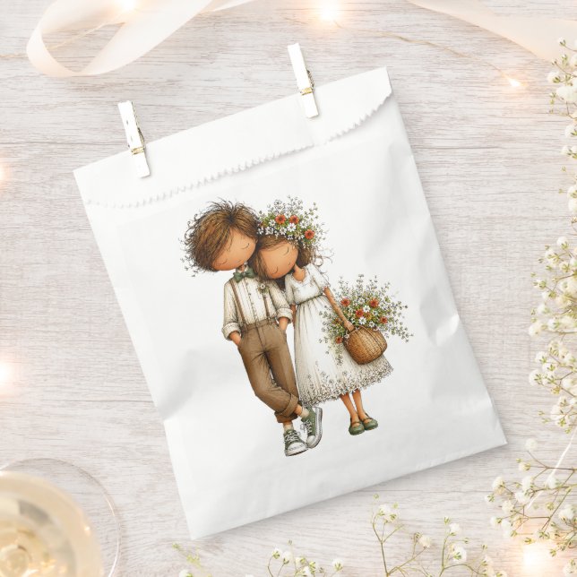 #4  Forever Love  Favour Bag (Clipped)