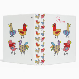 4 Funny Birds Thunder_Cove  Binder