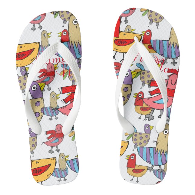 4 Funny Birds Thunder_Cove Flip Flops (Footbed)