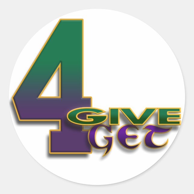 4-Give 4-Get 4 Favre sticker (Front)
