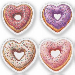 4 Heart Doughnuts