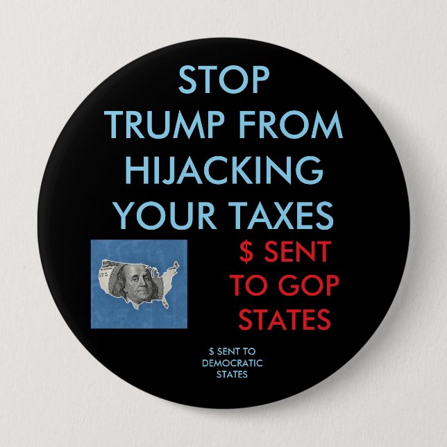 4 inch round Button (Front)