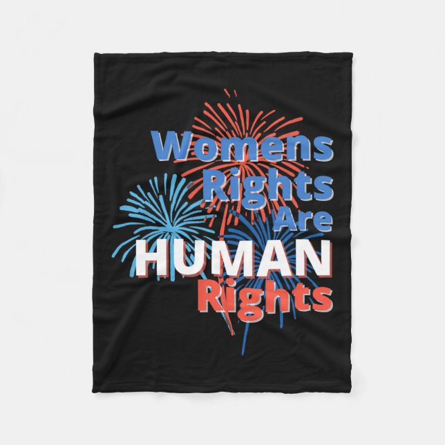 4 Independence Day Pro Choice Womens Rights  Fleece Blanket (Front)