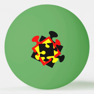 4 Jigsaw Pieces Ping Pong Ball