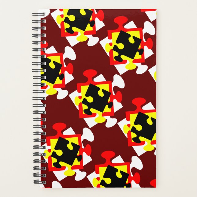 4 Jigsaw Pieces Planner (Front)
