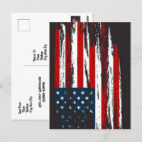 4 juillet carte postale USA Independence Day