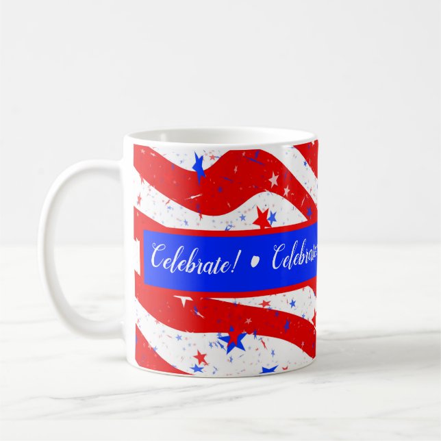4 juillet Célébration du café Mug  (Gauche)