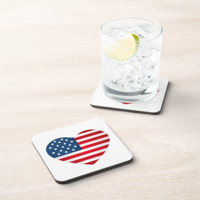 4 juillet Dessous de verre de boissons (Côté Droit)
