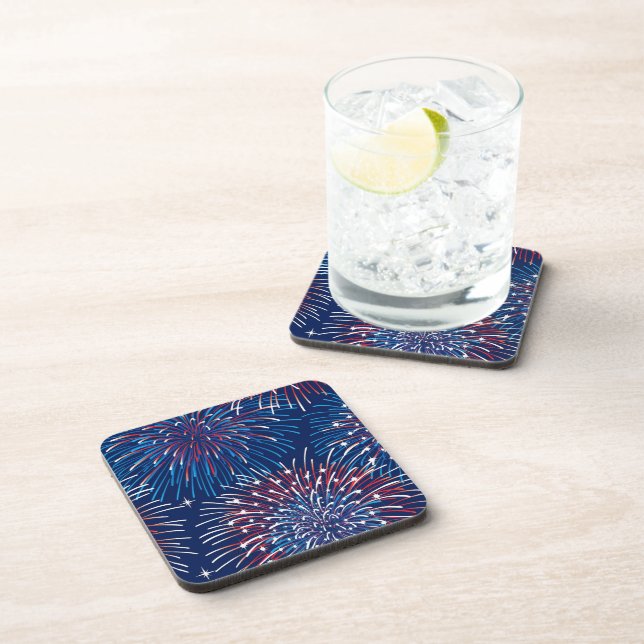 4 juillet Dessous de verre de boissons (Côté Droit)