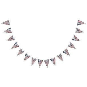 4 juillet drapeau Bandeau de jonction personnalisé