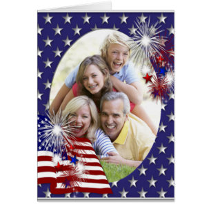 4 juillet Drapeau et feux d'artifice Ajouter votre