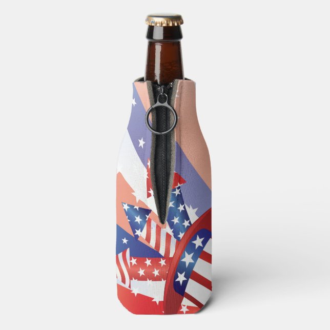 4 juillet Glacière de bouteille (Bouteille Dos)