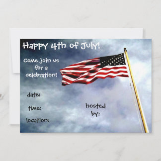4 juillet Invitation