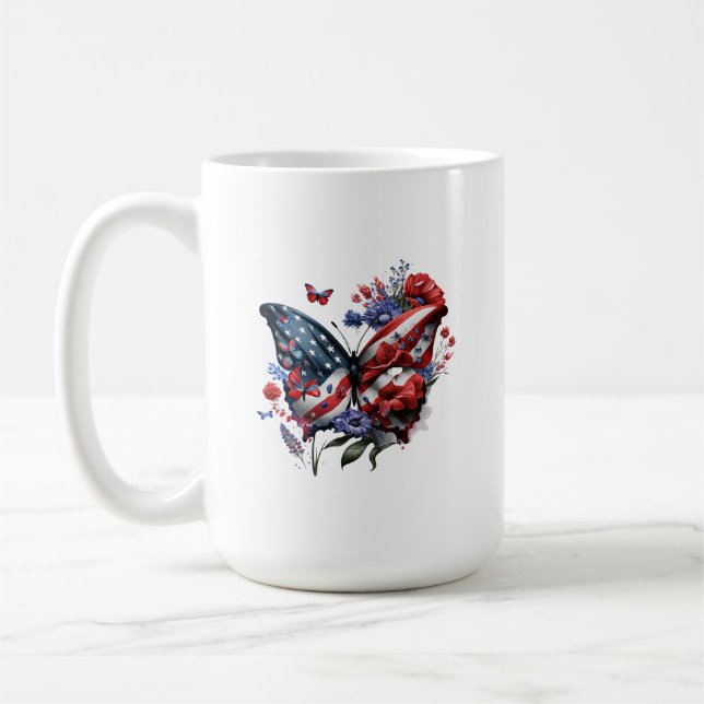 4 juillet Mug (Gauche)