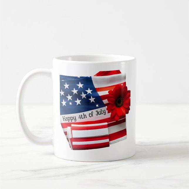 4 juillet Mug (Gauche)