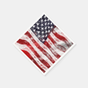 4 juillet serviettes en papier pique-nique, drapea