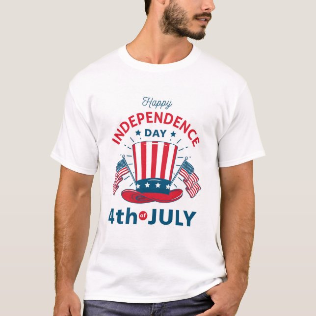 4 juillet T-shirt (Devant)