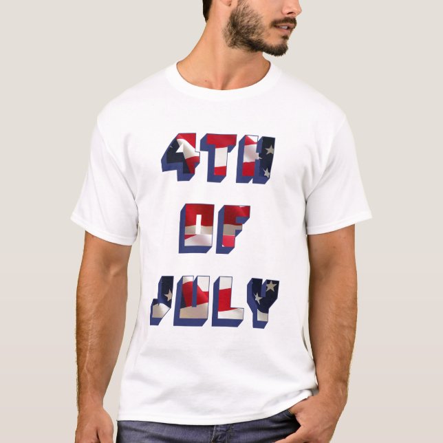 4 juillet T-shirt adulte (Devant)