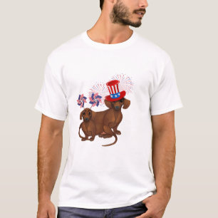 4 juillet T-shirt patriotique