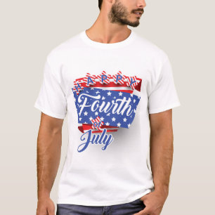 4 juillet T-shirt Patriotique - Célébrer