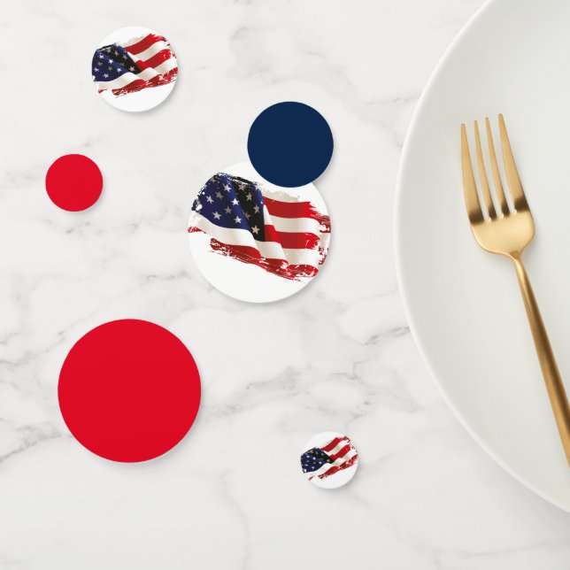 4 juillet Table Confetti (Groupe)