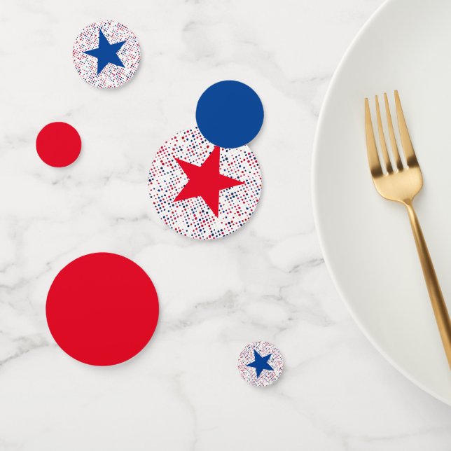 4 juillet Table Confetti (Groupe)