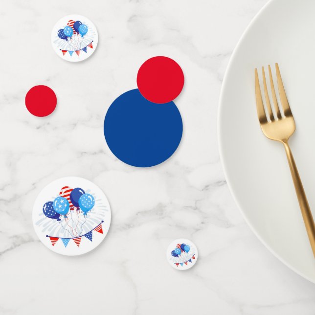 4 juillet Table Confetti (Groupe)