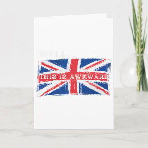 4 July British Funny Brit Outcast Living In The Us Card