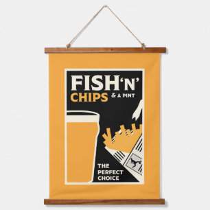 4 June — Fish and Chip Day Hanging Tapestry