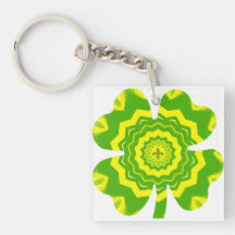 4 Leaf Clover Acrylic Keychain