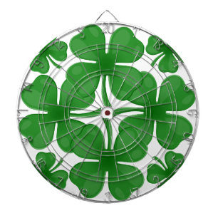 4 leaf clover dartboard